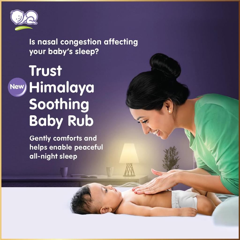 Himalaya Soothing Baby Rub 50ml Natural Oil Blend for Easy Breathing & Calm Sleep