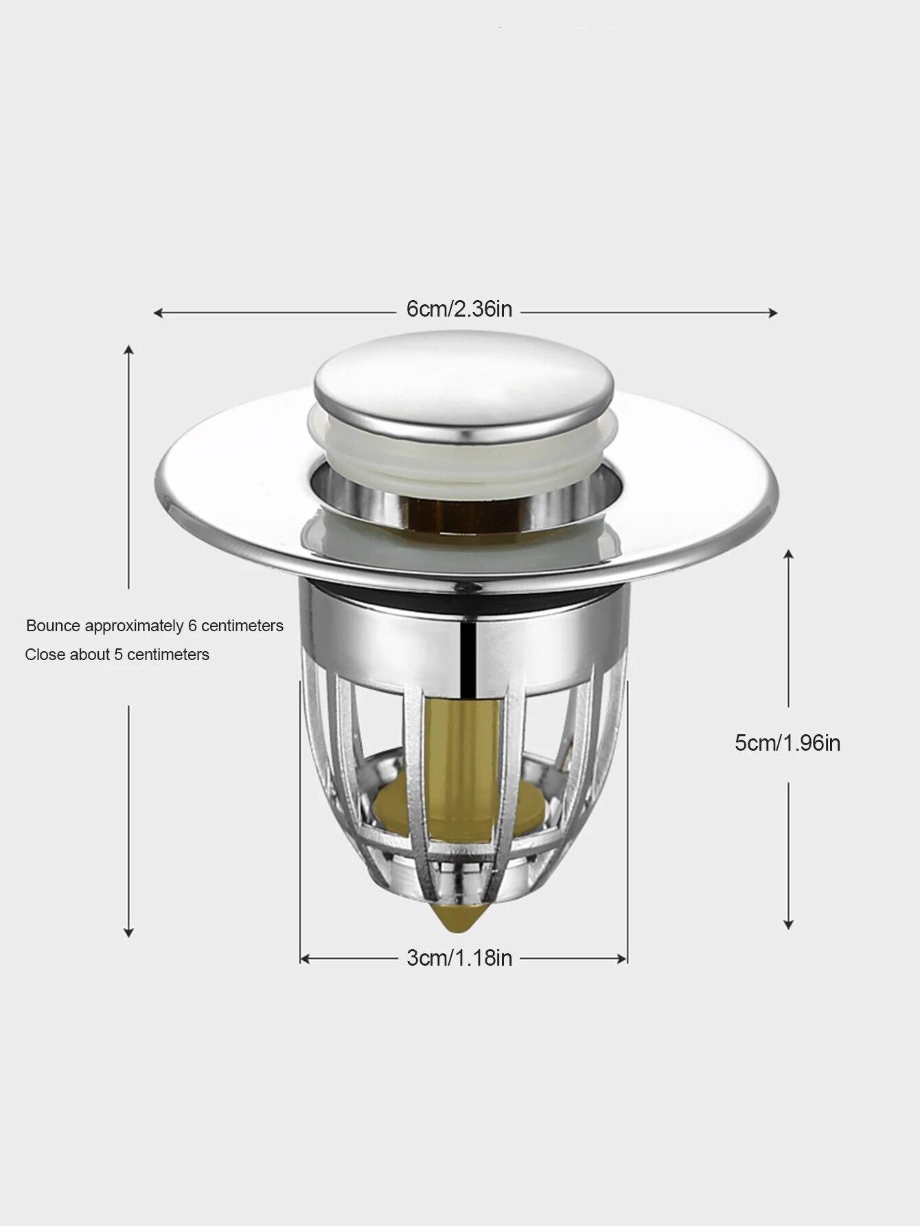 

1 шт., заглушка сливного отверстия для умывальника, анти-гальваническое покрытие, запах, пробка для сливного отверстия в полу, выдвижной пресс с давлением вниз, дренажный тип