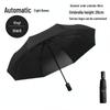 Dual-Use Extra-Large Folding Umbrella: Anti-UV, Rain or Shine, For Two