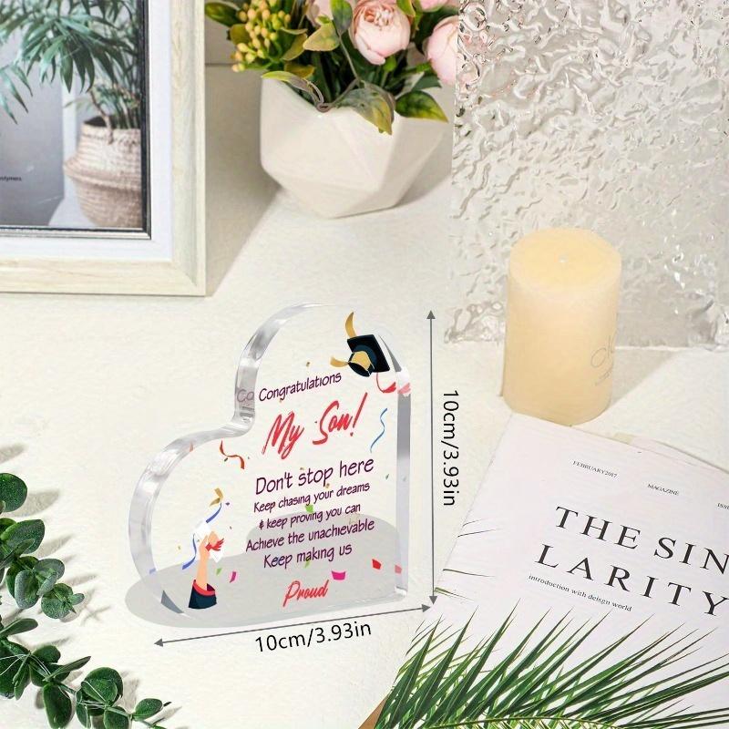 University Graduation Plaque - 2025 Graduation Gift for Your Son's Achievement