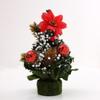 Tiny Table Top Christmas Tree with Ornaments for Festive Home Decor