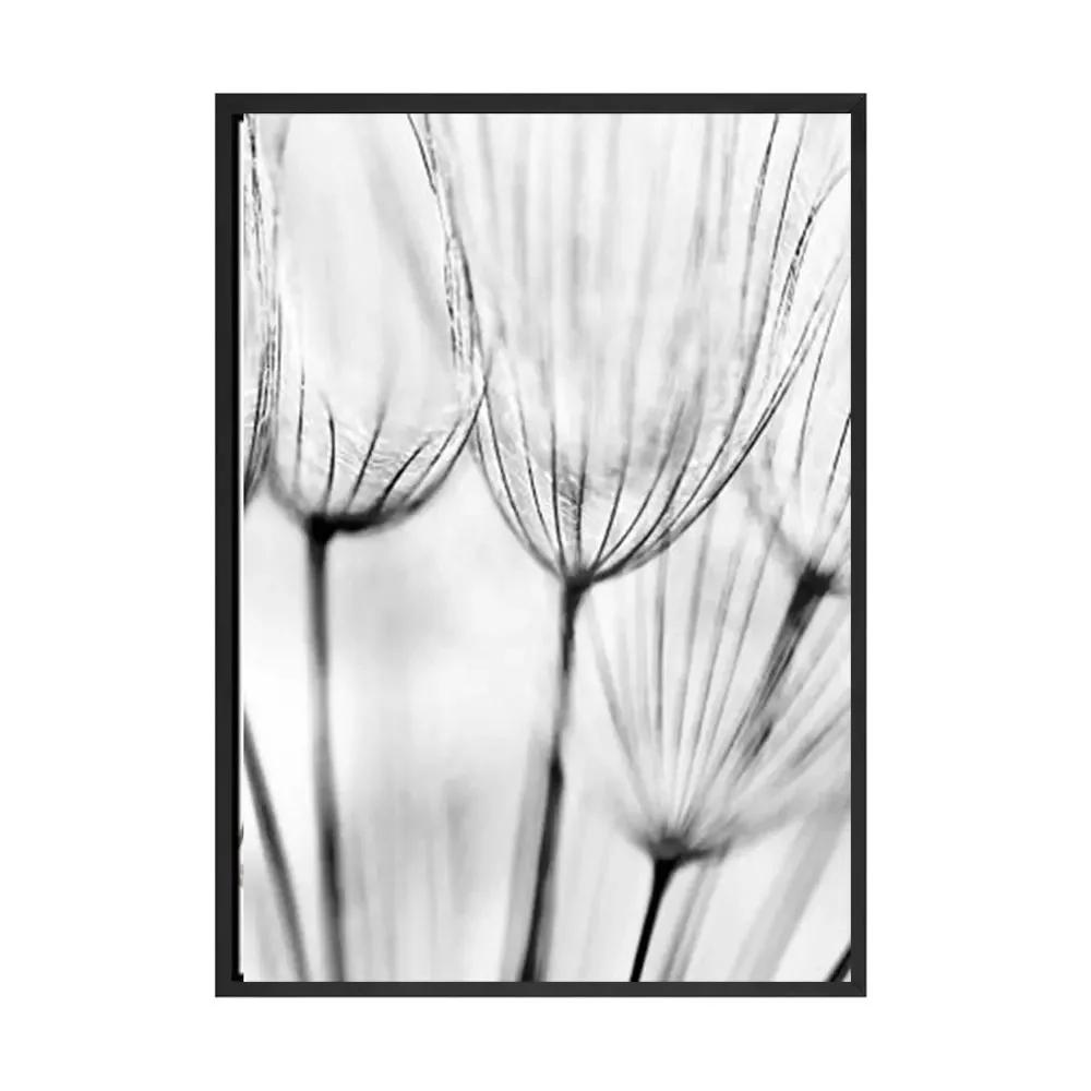 Minimalistické rostliny plakát přírodní scenérie pampeliška severské slunce strom umělecký tisk plátno malba moderní nástěnný obraz ložnice dekorace