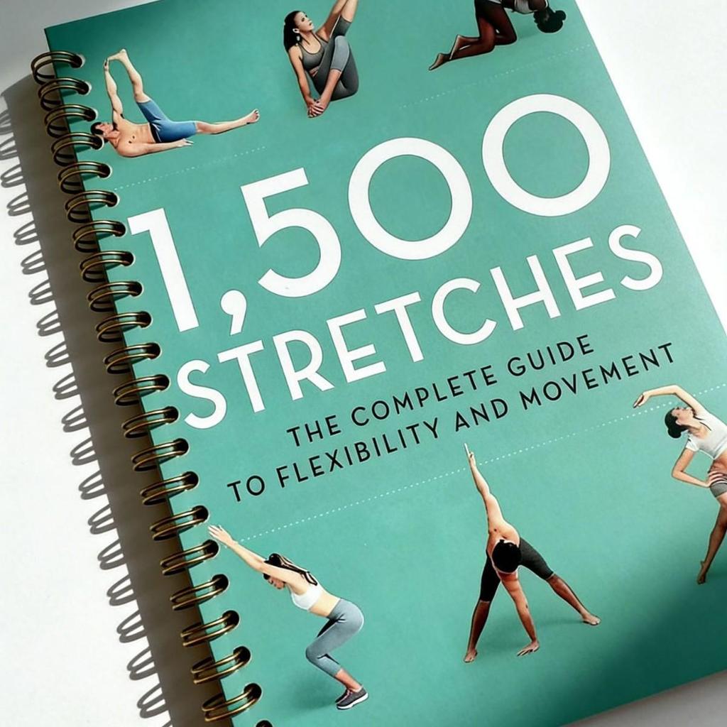 Kua Jing Bi Yoga Stretching Notebook - Spiral Coil with 1500 Stretching Exercises