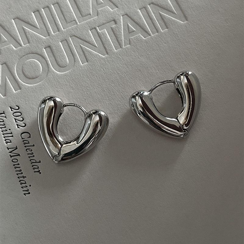 Golden Big Hoop Earrings Korean Geometry Metal Earrings For Women Female Retro Drop Earrings 2023 Trend Fashion Zircon