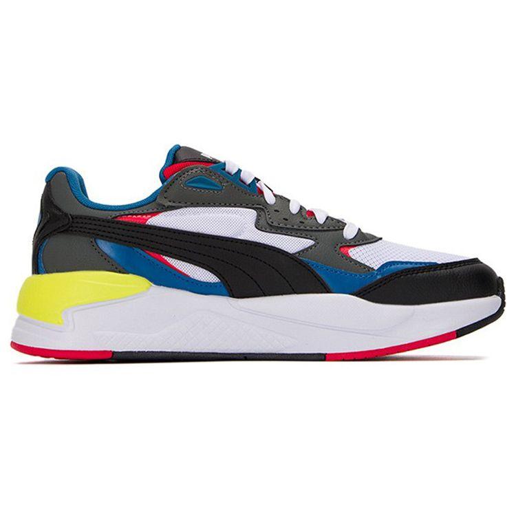 Puma X-Ray Speed White Multi Unisex Sneakers Black Dark-Shadow Vallarta-Blue 384638-07