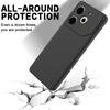 For TECNO Pova 6 Neo Case Anti-Drop Liquid Silicone Phone Cover with Strap