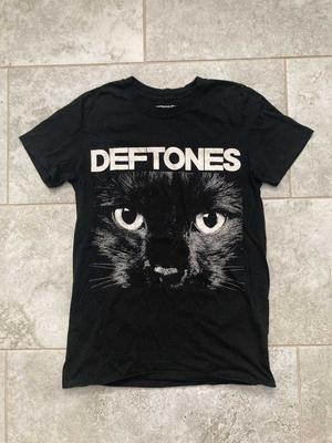 Deftones Band Cat Graphic Short Sleeve  Men Women  Tee 90s Unisex T-Shirt