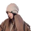 Trendy Autumn Women's Slouchy Hat: Versatile, Large Circumference, Face Slimming, Postpartum Friendly, Internet Celebrity Style Head Wrap.