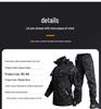 Men's Durable Waterproof Camouflage Jacket & Pants Set - Breathable Workwear for Spring & Autumn Outdoor, Tactical, and Mountaineering Use