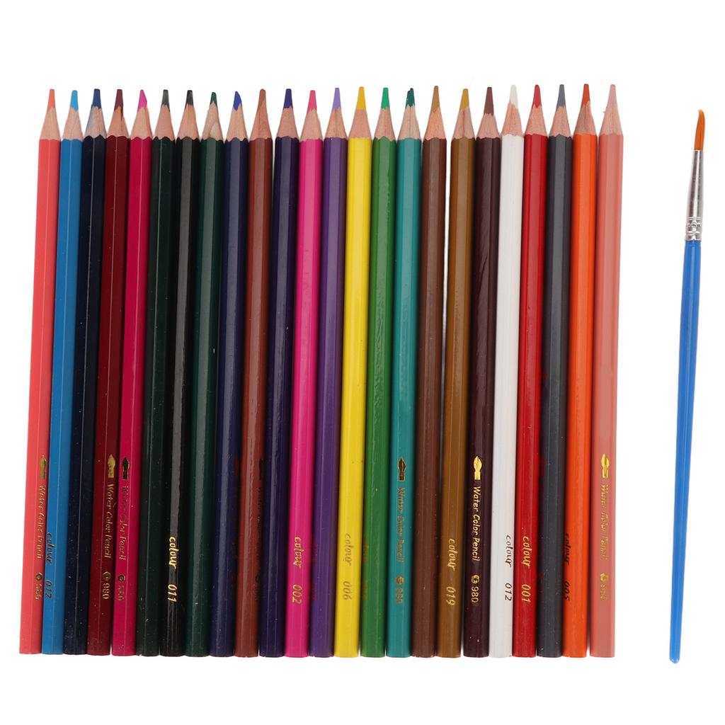 48Pcs Colored Pencils Water Soluble Oil Based Hex Vibrant Presharpened Sketch Pencils for Coloring S