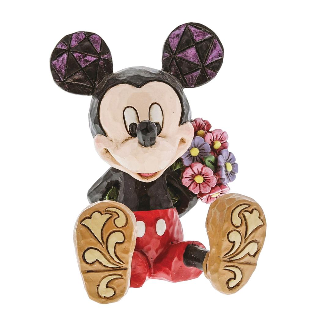 Enesco Disney Tradition Jim Shore Mini Mickey Mouse Sitting Pose Disney Figure Inch 2.75