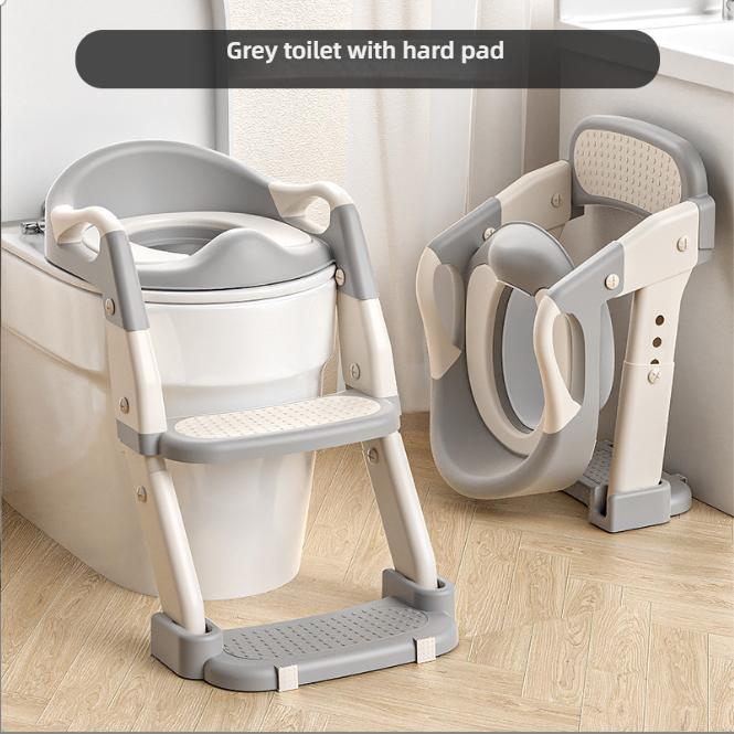 Children's Portable Household Step Toilet Baby Potty Training Seat Ring Foldable Auxiliary Step Child Urinal Step Stool Potty