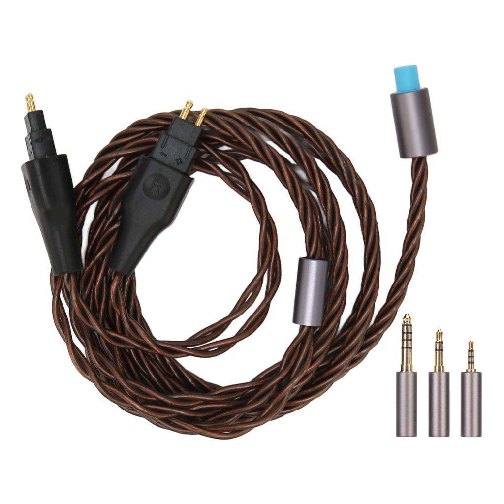 Replacement Headphone Cable Silver Plated Copper Earphone Cable for SENNHEISER HD650 HD660S HD6XX HD