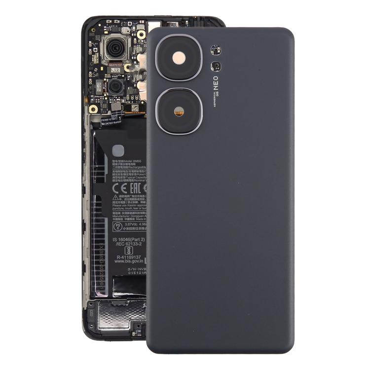 For vivo IQOO Neo9 Pro Battery Back Cover with Camera Lens Cover For vivo iQOO Neo9 Pro чёрный