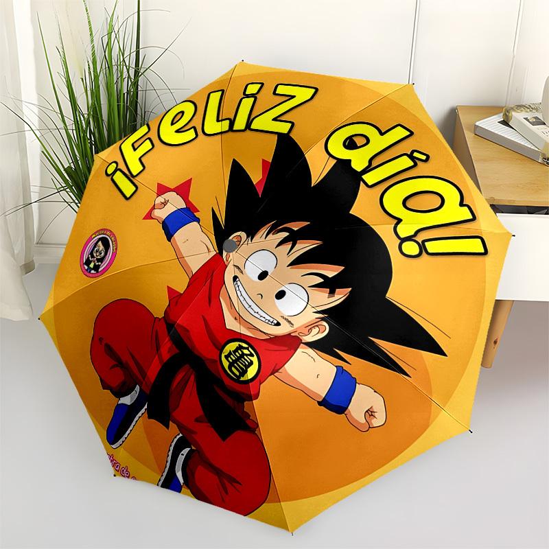 

Dragon Ball, GokuThemed Automatic Opening and Closing Umbrella 8 Ribs, Suitable for Leisure and Going Out, Outdoor Accessory, Gothic Style