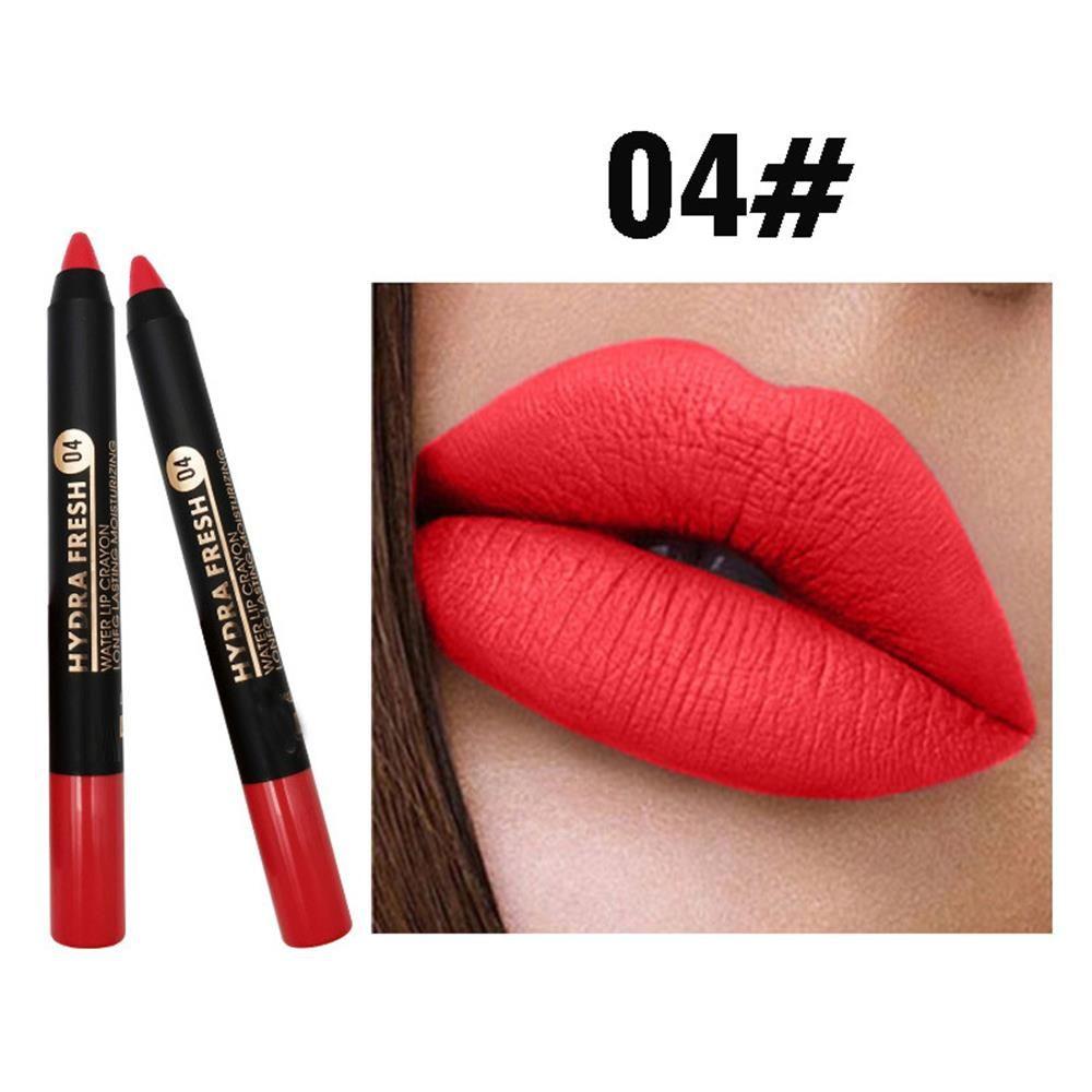 Hot Sale Long Lasting Makeup Nude Velvet Matte Lipstick Pencil Waterproof Lip Gloss