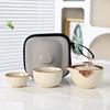 Fumaide Nordic Style Portable Ceramic Travel Tea Set