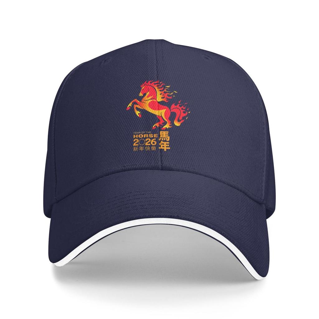 Baseball Caps 2026 Fire Horse Chinese New Year Horse Trending Graphic Female Male Casual Spring Caps