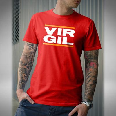 Virgil Van Dijk T-Shirt Liverpool Holland Football RUN DMC Inspired Small To 5XL