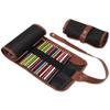 36/48 Holes Makeup Wrap Holder Roll Up Pen Bag Case Holder Storage Writing Supplies Stationery Supplies Cosmetic Bag Supplies