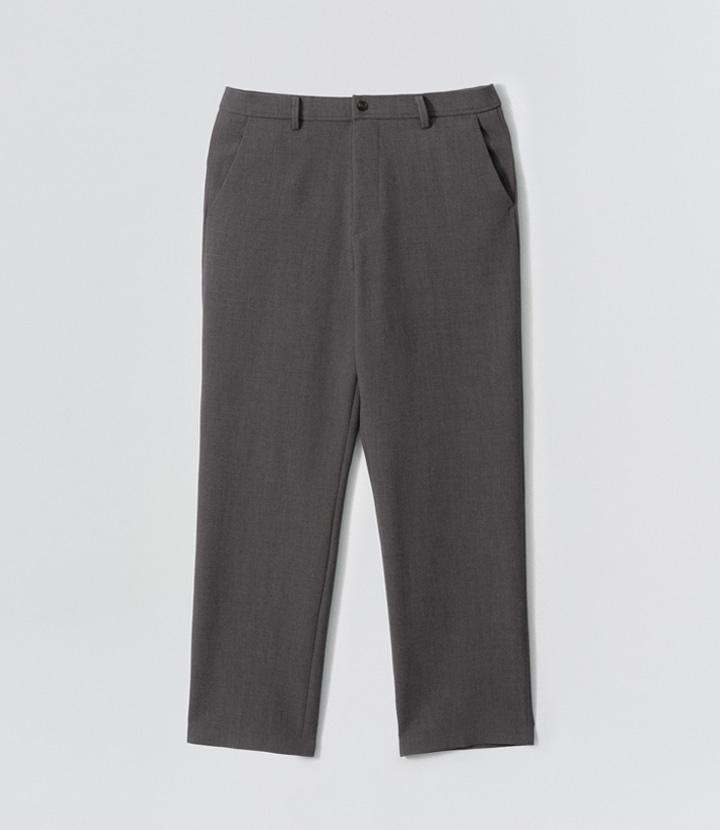 EZIO Hidden Banding Semi-Wide Pants_Grey