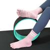 Women's Non-Slip Mid-Calf Yoga & Pilates Five-Finger Socks for Indoor Fitness - Autumn/Winter Cotton.