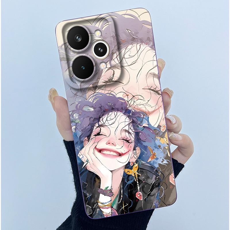 Fundas For Realme 15 Pro 5G Fashion Simplicity Flower Phone Case Shockproof Protection Soft Cover For Realme 15 15Pro 5G Coques