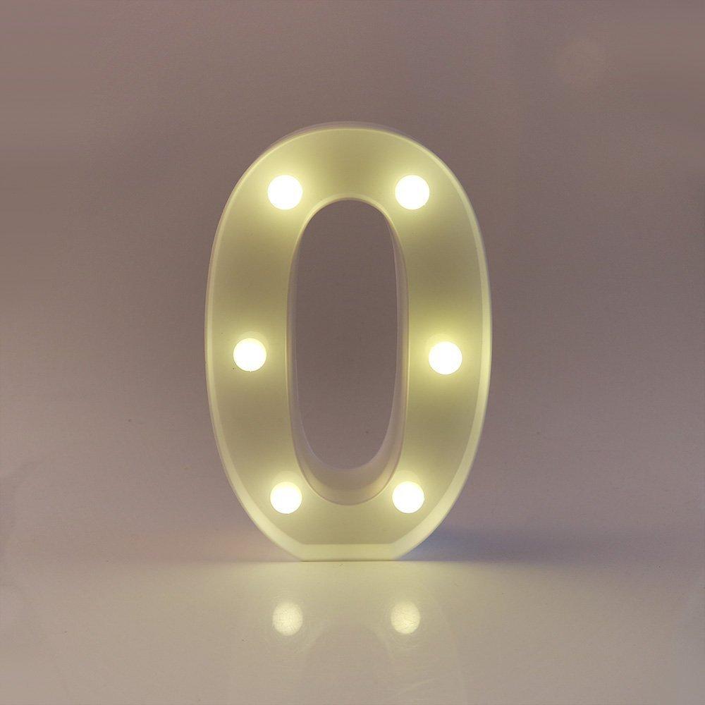 Wedding Decorative 26 Alphabet Name Letter LED Lights Luminous Number Lamp Romantic Theme Home Party Bedroom Decor Night Light