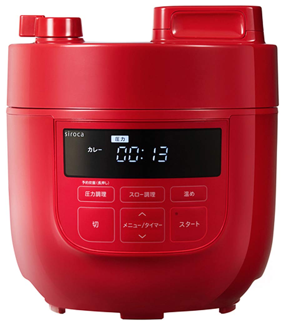 

Shiroka 2L электрическая скороварка 2L блок 6 ролей медленный Красный [Компактная модель/1 (с приготовлением пищи)] СП-Д131