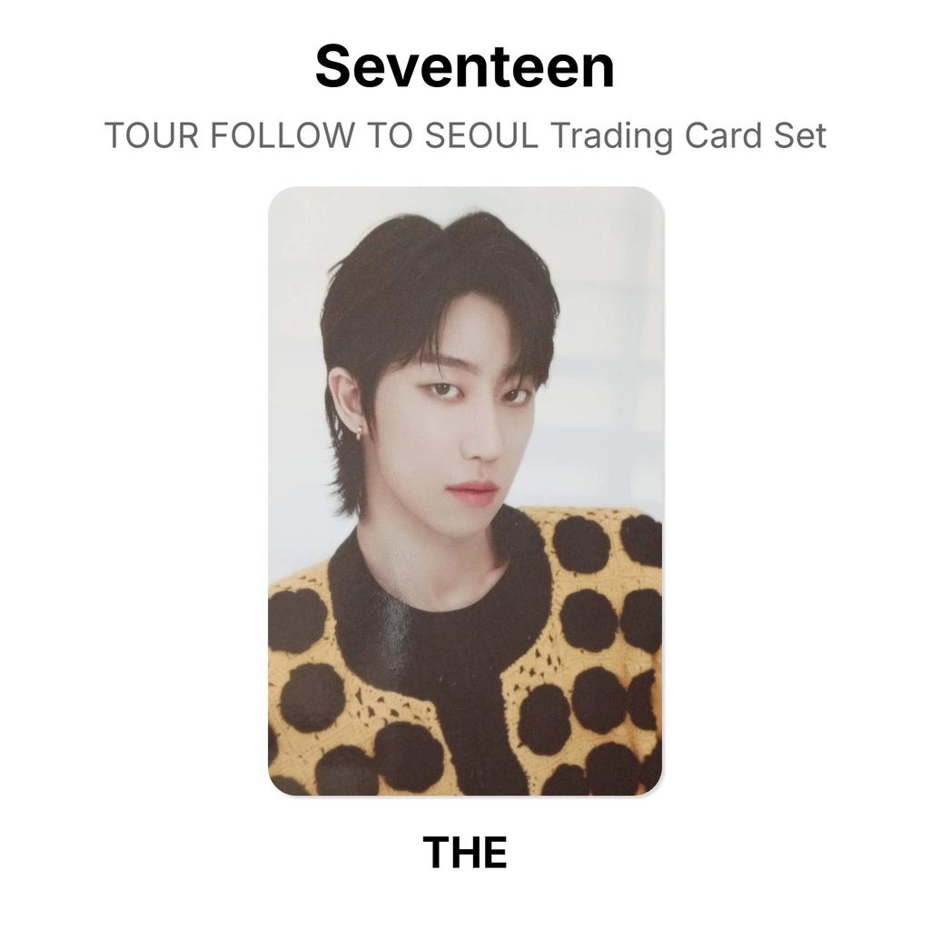 Seventeen TOUR FOLLOW TO SEOUL Trading Card Set Official Photocard