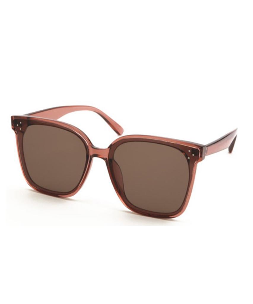 MAISON MASTER Rosa Sunglasses Crystal Burgundy-Brown