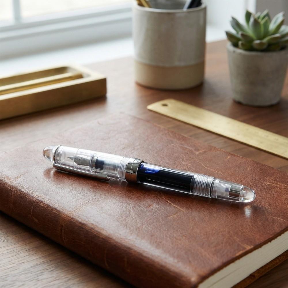 Iridium Nib Fountain Pen Transparent Ink Pen Stationery Writing Pen Writing Instrument