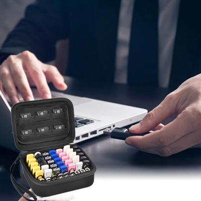 USB Flash Drive Case SD Card Thumb Drive Holder Organizer Dustproof USB Flash Drive Storage Bag Electronic Accessories Organizer