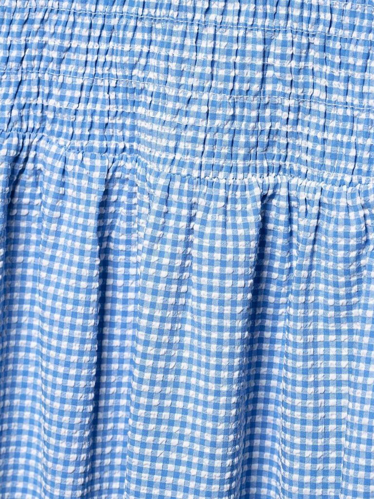 2025 Spring Women's European & American Style Plaid Midi Dress