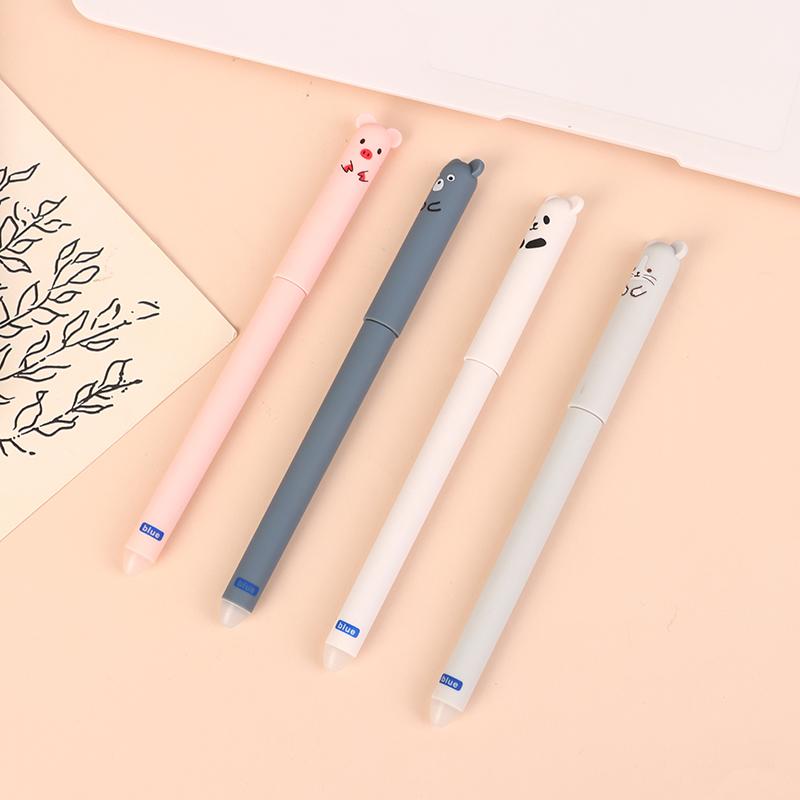 Kawaii Color Erasable Pen Set Cute 0.5Mm Gel Pen Office Accessories School Supplies Stationery