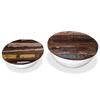  Coffee Tables, 2 Pcs, Reclaimed Wood, White, Bowl Shape