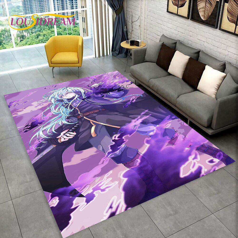 I Got Reincarnated As A Slime Anime Area Rug,Carpet Rug for Home Living Room Bedroom Sofa Doormat Decor,kids Non-slip Floor Mat