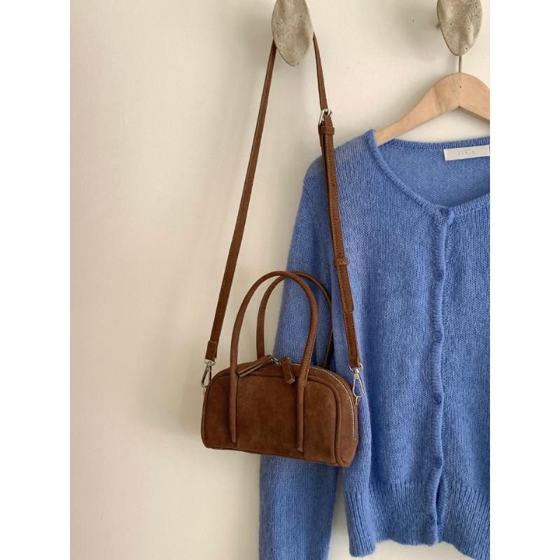 Autumn and winter suede bag women's fashion retro portable small bag new shoulder messenger bag women