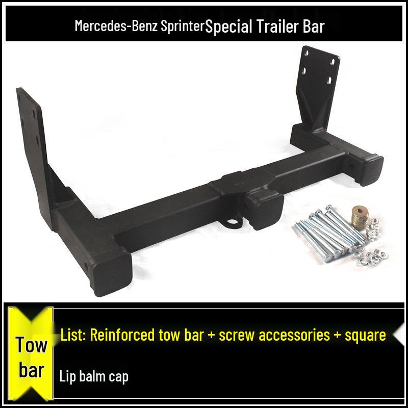 Compatible Mercedes-Benz Sprinter, V-Class, B-Class RV Tow Hook and Rear Trailer Hitch Adapter