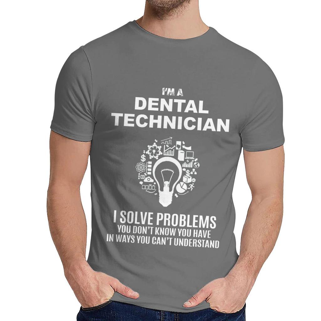 Man S O Neck Dental Technician Solve Problems Short Sleeve Popular Unisex 100 Cotton Top Tshirt