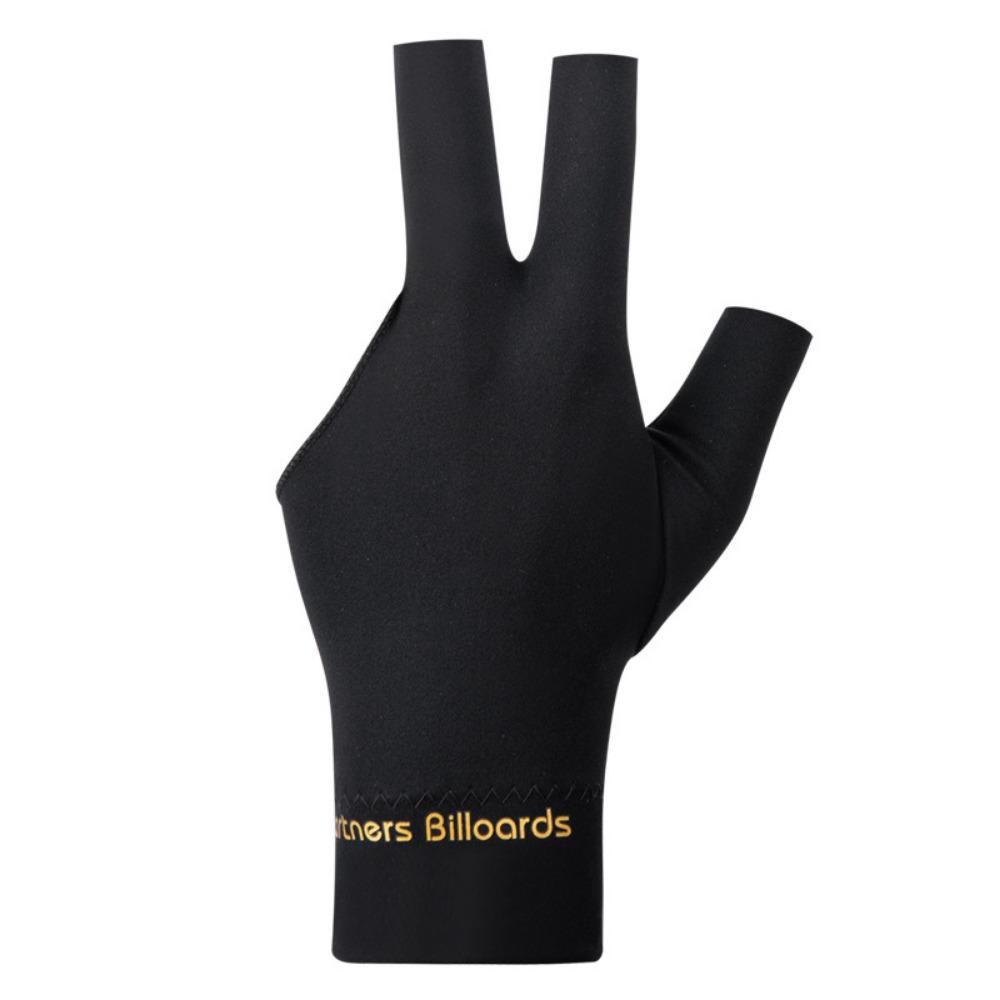 

Breathable Open Finger Billiard Glove Adjustable Sticker Wear-resistant Pool Snooker Cue Glove for Men Women Players