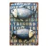 Blue Fish 2D Metal Wall Art Poster Bar Decor