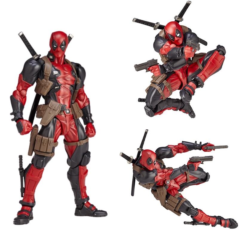 Collectible 6" Hot Marvel Deadpool Action Figure Premium Joints And Details