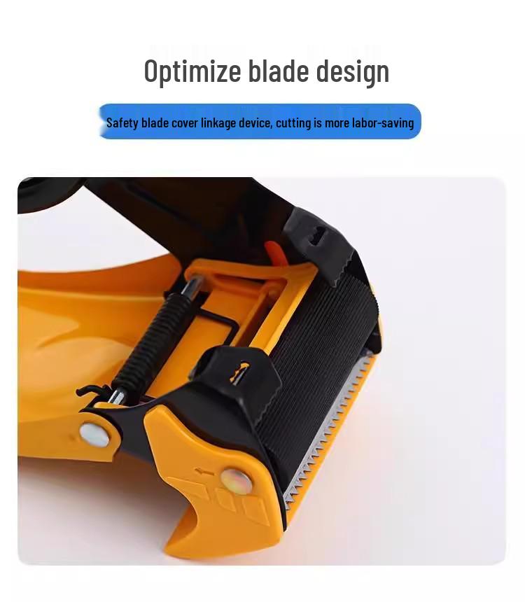 Transparent Metal Tape Dispenser - Adhesive Sealing Machine