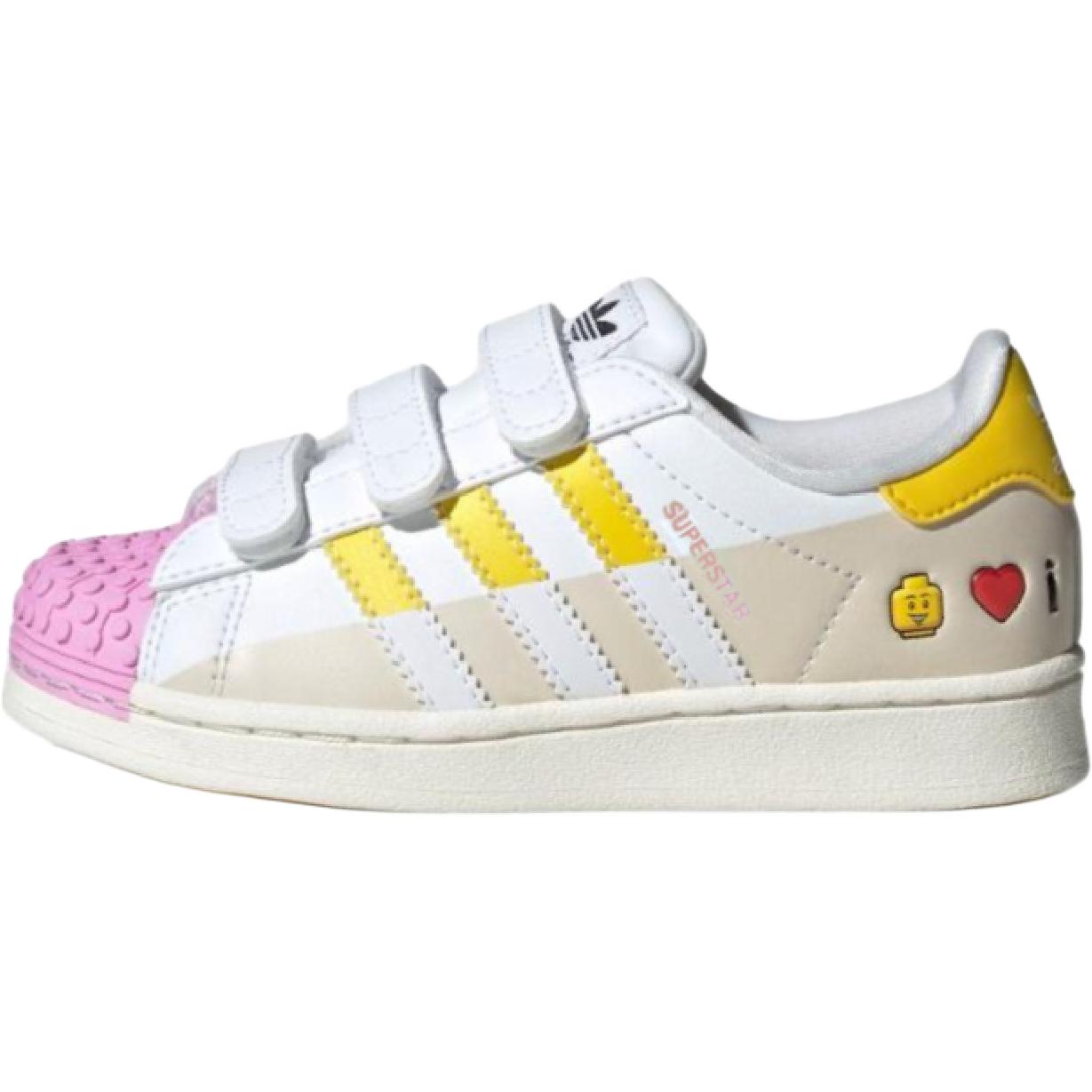 

Adidas Originals SUPERSTAR Leather Low top Kids Skateboarding Shoes Beige Children Aged 3 7 Years Old IF2910 35