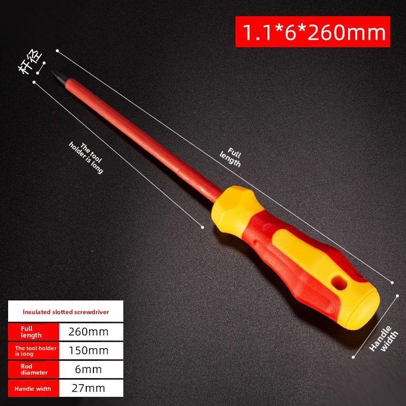 Insulated Electrician Screwdriver Set, High Voltage Flathead and Phillips Tips for Electrical Panel Repair and Maintenance Tools