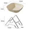Plastic Fruit Plate White Spitting Bone Dish Household Sauce Dish  Dinning Table