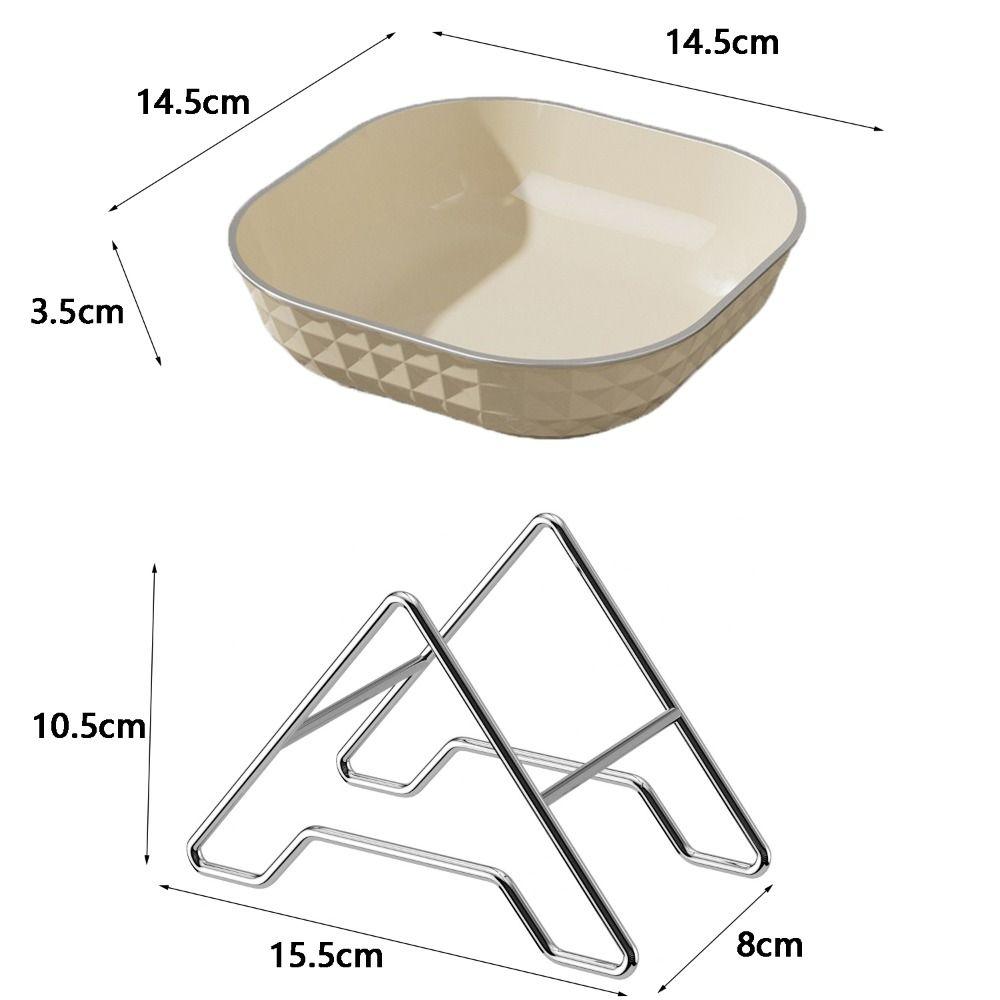 Plastic Fruit Plate White Spitting Bone Dish Household Sauce Dish  Dinning Table