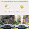 Mini Floating Solar Garden Fountain for Ponds and Courtyards
