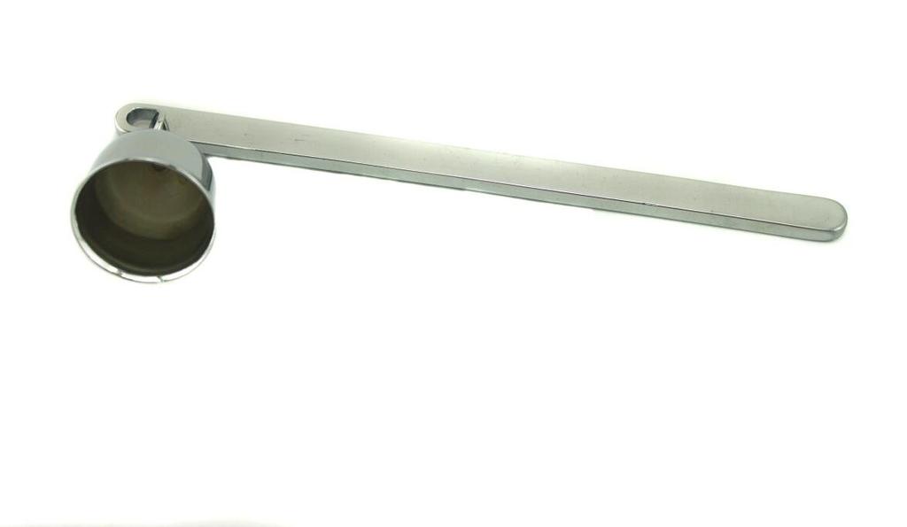 Naissant Contemporary Art Style Candle Snuffer, Silver